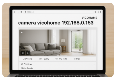 camera vicohome 192.168.0.153​