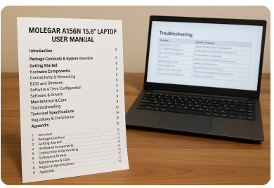 molegar a156n 15.6 laptop user manual pdf